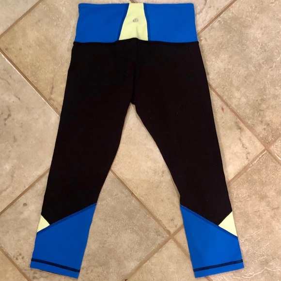 Lululemon Color Block Leggings - Picture 2 of 4
